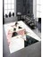 Kaymaz Dot Taban Yıkanabilir Dijital Baskı Renkli Mermer Desenli Salon Halısı 80 x 100 1