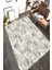Kaymaz Dot Taban Yıkanabilir Dijital Baskı Eskitme Yansıma Desenli Salon Halısı 80 x 100 1