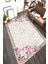 Kaymaz Dot Taban Yıkanabilir Dijital Baskı Çiçekli Çerçeve Tasarımlı Salon Halısı 200 x 250 1