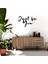 - El Yazısı ile Yazılmış Just Be You Yazısı Sticker 60X35CM - Siyah 1