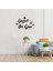 - El Yazısı ile Yazılmış Güzel Bir Gün Yazısı Sticker 60X40CM - Siyah 1