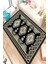 Kaymaz Dot Taban Yıkanabilir Dijital Baskı Etnik Vektörel Tasarımlı Salon Halısı 80 x 100 1