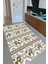 Kaymaz Dot Taban Yıkanabilir Dijital Baskı Metraj Fil Desenli Mutfak Halısı 80 x 100 1
