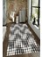 Kaymaz Dot Taban Yıkanabilir Dijital Baskı Üç Boyutlu Dalga Çizimli Salon Halısı 80 x 100 1