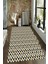 Kaymaz Dot Taban Yıkanabilir Dijital Baskı Gold Detay Zikzak Desenli Salon Halısı 200 x 250 1
