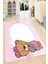 Kaymaz Dot Taban Yıkanabilir Dijital Baskı Kurdeleli Ayıcık Desenli Çocuk Halısı 80 x 250 1