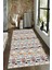 Kaymaz Dot Taban Yıkanabilir Dijital Baskı Örgü Desenli Çizgi Tasarımı Salon Halısı 200 x 250 1