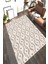 Kaymaz Dot Taban Yıkanabilir Dijital Baskı Simetrik Dalgalı Desenli Salon Halısı 80 x 100 1