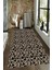 Kaymaz Dot Taban Yıkanabilir Dijital Baskı Buğday Yaprağı Desenli Salon Halısı 80 x 100 1