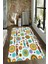 Kaymaz Dot Taban Yıkanabilir Dijital Baskı Otantik Afrika Yerlileri Desenli Salon Halısı 80 x 600 1