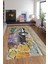 Kaymaz Dot Taban Yıkanabilir Dijital Baskı Taş Duvar Vosvos Desenli Salon Halısı 100 x 600 1
