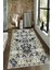 Kaymaz Dot Taban Yıkanabilir Dijital Baskı Gizemli Çiçek Motifleri Desenli Salon Halısı 80 x 100 1