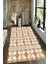 Kaymaz Dot Taban Yıkanabilir Dijital Baskı Örme Hasır Görünümlü Salon Halısı 200 x 250 1