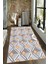 Kaymaz Dot Taban Yıkanabilir Dijital Baskı Boyutlu Sonsuzluk Basamakları Desenli Salon Halısı 80 x 100 1