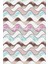 Kaymaz Dot Taban Yıkanabilir Dijital Baskı Renkli Dalga Desenli Salon Halısı 180 x 280 2