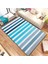 Kaymaz Dot Taban Yıkanabilir Dijital Baskı Paralel Çizgi Desenli Salon Halısı 80 x 200 1