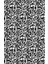 Kaymaz Dot Taban Yıkanabilir Dijital Baskı Simetrik Filiz Desenli Mutfak Halısı 200 x 300 2