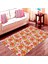 Kaymaz Dot Taban Yıkanabilir Dijital Baskı Bahar Desenli Salon Halısı 80 x 100 1