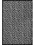 Kaymaz Dot Taban Yıkanabilir Dijital Baskı Geometrik Labirent Desenli Salon Halısı 80 x 600 2