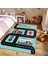 Kaymaz Dot Taban Yıkanabilir Dijital Baskı Bilgi Parkuru Desenli Çocuk Halısı 80 x 100 1