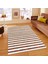 Kaymaz Dot Taban Yıkanabilir Dijital Baskı Özel Çizgi Desenli Salon Halısı 80 x 100 1