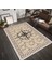 Kaymaz Dot Taban Yıkanabilir Dijital Baskı Pusula Desenli Salon Halısı 100 x 600 1