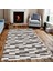 Kaymaz Dot Taban Yıkanabilir Dijital Baskı Modern Parke Desenli Salon Halısı 80 x 100 1