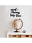 - El Yazısı ile Yazılmış Good Things Take Time Yazısı Sticker 60X39CM - Siyah 1