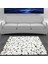 Kaymaz Dot Taban Yıkanabilir Dijital Baskı Çakıl Taşı Desenli Salon Halısı 60 x 100 1