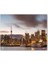 Ahşap Tablo Kanada CN Tower ve Gökdelenler 1