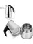 Paslanmaz Çelik Ocak Üstü 9 Cup Fincan Moka Pot Espresso CIN285-9 3