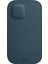 iPhone 12 - 12 Pro Deri Zarf Kılıf MagSafe Baltık Mavisi - MHYD3ZM/A 3