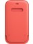 iPhone 12 - 12 Pro Deri Zarf Kılıf MagSafe Pembe Greyfurt - MHYA3ZM/A 1