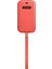 iPhone 12 - 12 Pro Deri Zarf Kılıf MagSafe Pembe Greyfurt - MHYA3ZM/A 2