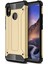 Xiaomi Mi Max 3 Kapak Çift Katmanlı Zırh Tank Kılıf - Gold 1