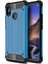 Xiaomi Mi Max 3 Kapak Çift Katmanlı Zırh Tank Kılıf - Mavi 1