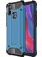 Xiaomi Mi 8 Se Kapak Çift Katmanlı Zırh Tank Kılıf - Mavi 1