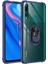 Huawei Y9 Prime 2019 Kapak Şeffaf Yüzüklü Kenar Korumalı Standlı Kılıf - Lacivert 1