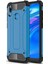 Huawei Y7 Prime 2019 Kapak Çift Katmanlı Zırh Tank Kılıf - Mavi 1