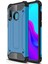 Huawei P30 Lite Kapak Çift Katmanlı Zırh Tank Kılıf - Mavi 1