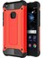 Huawei P10 Lite Kapak Çift Katmanlı Zırh Tank Kılıf - Kırmızı 1