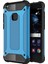 Huawei P10 Lite Kapak Çift Katmanlı Zırh Tank Kılıf - Mavi 1