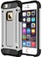 Apple iPhone 5s Kapak Çift Katmanlı Zırh Tank Kılıf - Gri 1