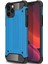Apple iPhone 12 Pro Kapak Çift Katmanlı Zırh Tank Kılıf - Mavi 1