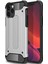 Apple iPhone 12 Pro Max Kapak Çift Katmanlı Zırh Tank Kılıf - Gri 1