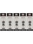Canon G2400 G2410 G2411 G2415 Uyumlu Siyah Mürekkep 135 ml 5'li Set 2