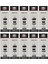 Canon G2400 G2410 G2411 G2415 Uyumlu Siyah Mürekkep 135 ml 10 Adet 4