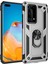 Huawei P40 Pro Kılıf Selfie Yüzüklü Iki Katmanlı Koruyucu VGA Gri 1