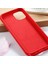 iPhone 12 Pro Kılıf Silikon Çapraz Boyun Askılı Kordonlu Hrp Kırmızı 3