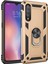 Xiaomi Mi 9 Kılıf Selfie Yüzüklü Tutuculu Iki Katmanlı Koruyucu VGA Gold 1